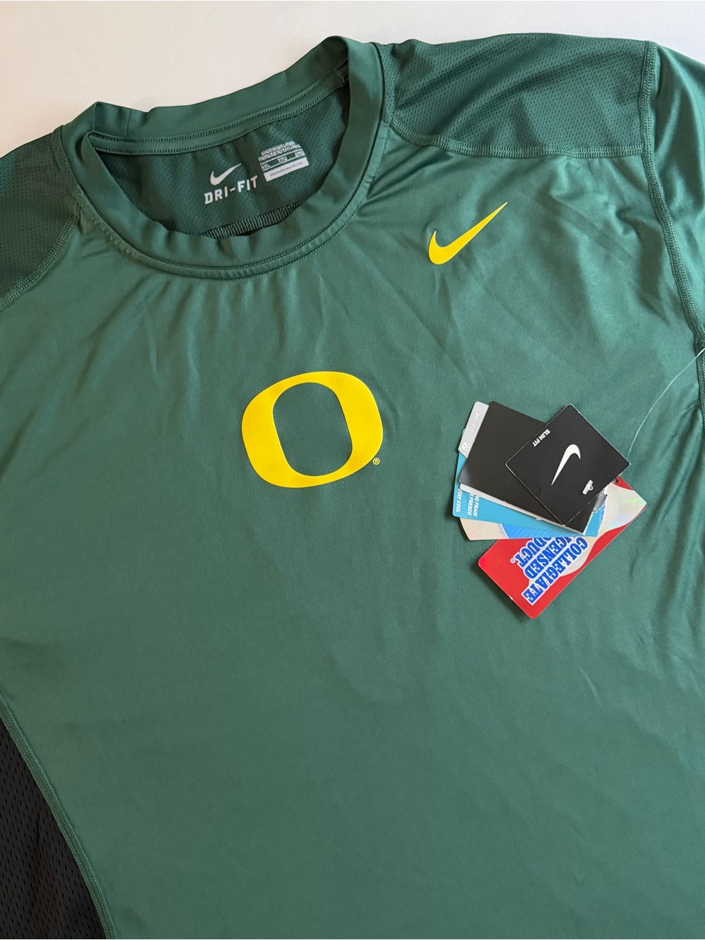 Nike Oregon Ducks Hypercool Performance Shirt Men 2XL Mesh Vent College Football